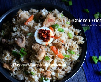 Chicken Fried Rice Recipe | IndoChinese Recipe | Flavour Diary