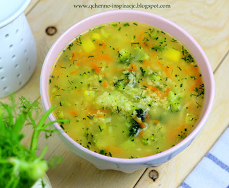 Zimowa zupa brokułowa z kaszą jaglaną! Sycąca i rozgrzewająca! Wegetariańska! | Qchenne Inspiracje