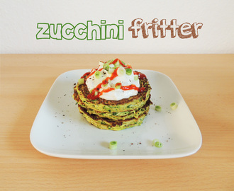 Zucchini Puffer • zucchini fritter