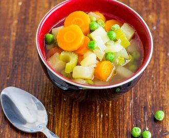 5-Ingredient Spring Vegetables Soup