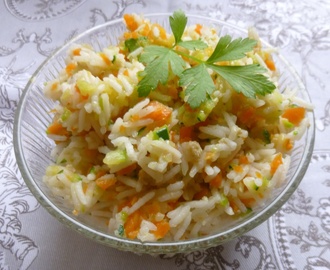 riz aux légumes vite fait!