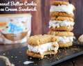 Peanut Butter Cookie Ice Cream Sandwich