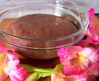 Crema Vegana de Chocolate SIN GLUTEN/ SIN LACTOSA