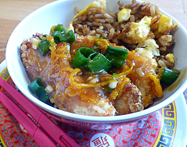 Slimming World Crispy Chinese Orange Chicken and Fried Rice
