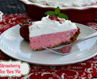 Quick & Easy Strawberry Ice Box Pie