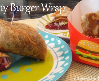 Healthy Burger Wrap