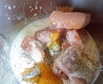 Terrine saumon, noix de Saint Jacques