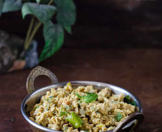 Muttai Nandu Podimas / Egg & Crab Meat Bhurji