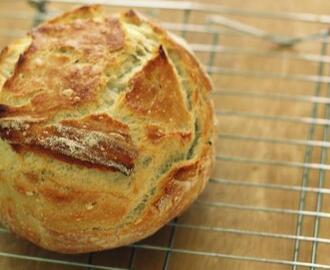Πανεύκολη συνταγή για σπιτικό ψωμί χωρίς μαγιά!