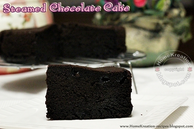 Steamed Chocolate Cake (Kek Coklat Kukus)