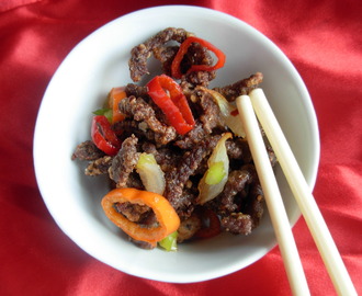 Salted Chilli Crispy Beef to Celebrate Chinese New Year