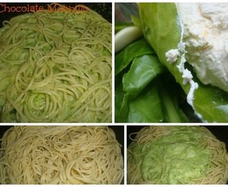 Espagueti Verde con Espinacas