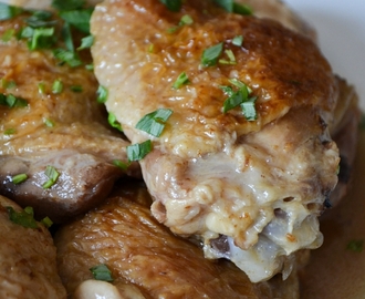 Slow Cooker Garlic, Cider and Tarragon Chicken