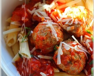 ~Boulettes de viande à l'italienne en sauce tomate~
