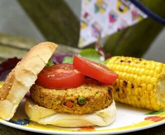 Vegetarian BBQ Recipe – Spicy Couscous Veggie Burgers