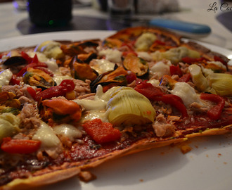 Masa de pizza que no engorda para dietas