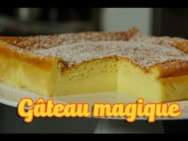Recette facile gâteau magique à la vanille (magic cake recipe)