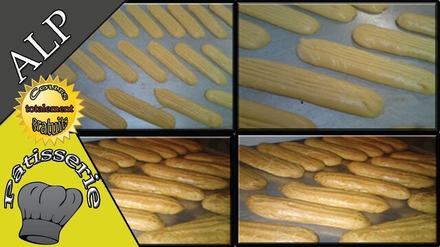 Réaliser une pâte à choux, dresser et cuire des éclairs - Apprendre la pâtisserie (ALP)