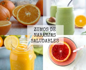 3 zumos de naranjas originales y sanos