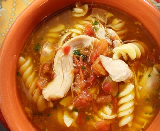Chicken and Tomato Noodle Soup