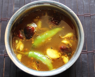 Lemon Rasam / South Indian Soup with Lemon ( No Tomato / No Dal )
