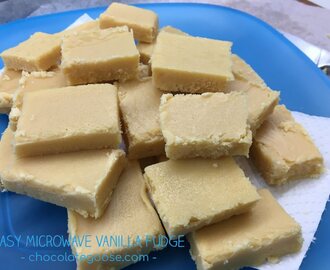 Easy Microwave Vanilla Fudge