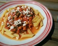 Chickpea and Feta Tomato Pasta Sauce