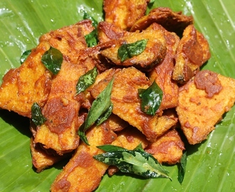 Elephant Yam Fry / Spicy Masala Coated Yam Fry / Senaikizhangu (Chenakilangu) Roast