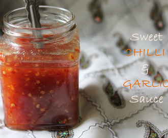 Thai Sweet Chilli & Garlic Sauce / Thai Sweet Chilli Sauce / Homemade Sweet Chilli Sauce