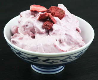 Strawberry Protein Soft Ice Cream