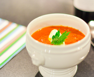 Fyllig soppa på paprika