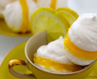 Bezy cytrynowe z lemon curd