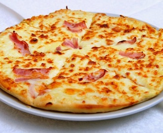 Receta: Pizza carbonara