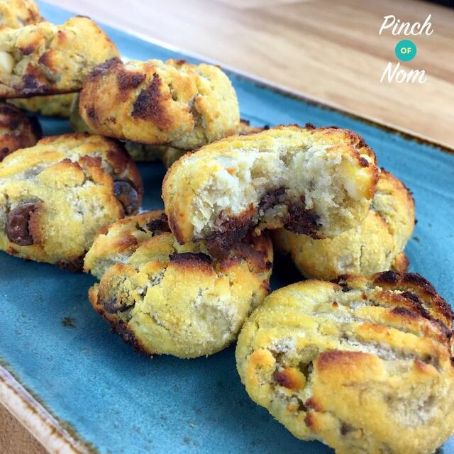 Low Syn Coconut, Banana & Chocolate Chip Cookies | Slimming World