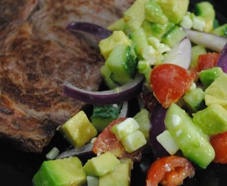 Summer Salad and Steak Recipe