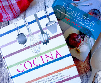 2 libros imprescindibles con técnicas y recetas de cocina y postres paso a paso