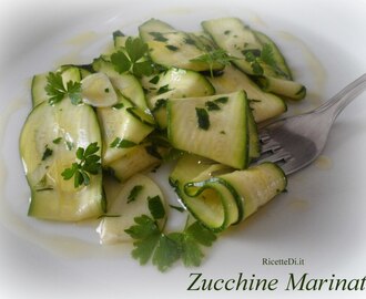 Zucchine Marinate