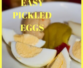 Pub Food – Easy Pickled Eggs