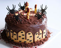 Halloween "bake off" contest at the Savoy | recipe for my winning halloween cake | pumpkin carving