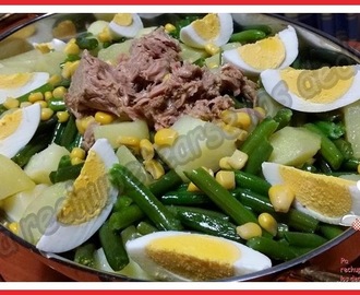*Ensalada de judías verdes y patatas (Olla GM-E y tradicional)