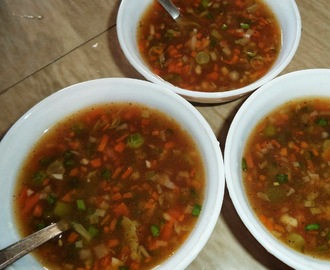 Hot and Sour veg soup