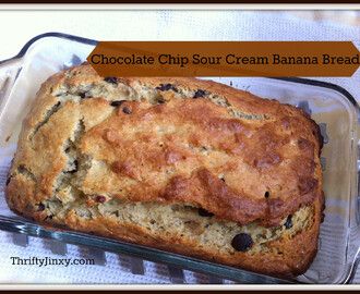 Chocolate Chip Sour Cream Banana Bread Recipe