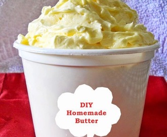 How To Make Butter At Home, Homemade Butter