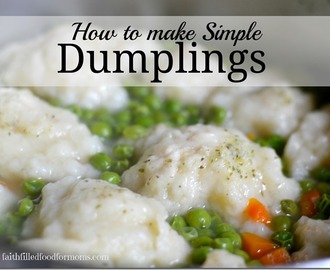 How to Make Simple Dumplings