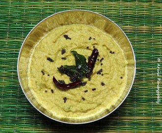 Andhra Mammidikaya Nuvvula Pachadi | Raw Mango & Sesame Chutney
