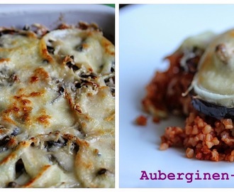Auberginen Bulgur Lasagne (ohne Nudeln, vegetarisch)