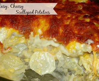 Cheesy Scalloped Potatoes Gratin