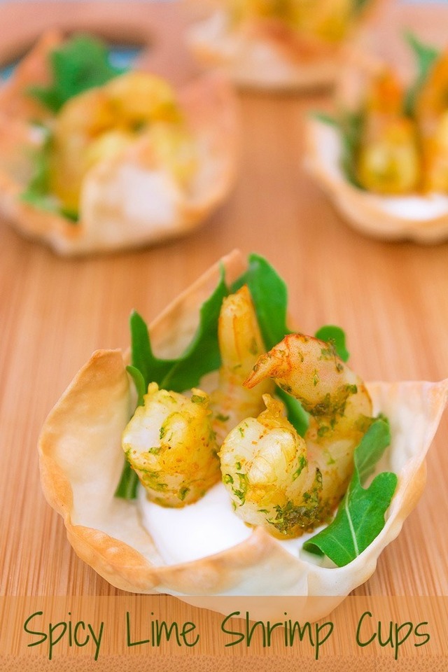 Chili Lime Spicy Shrimp Cups – Easy Appetizer Recipe
