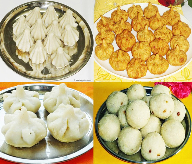 Ganesh Chaturthi recipes | Ukadiche Modak recipe | Steamed Modak | Fried Modak recipe
