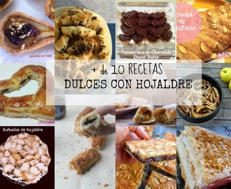 Más de 10  Recetas Dulces con Hojaldre